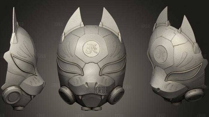Kat Mask 3d stl модель для ЧПУ